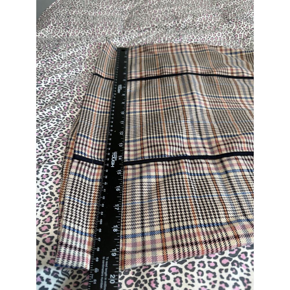 ModCloth Beige Plaid Mini Skirt with Black Trim - Picture 6 of 9